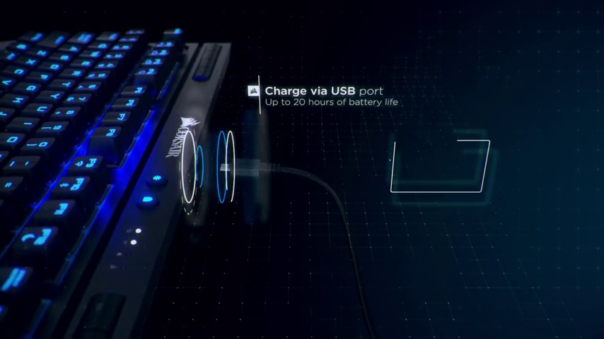 Corsair-K63-Wireless-Mechanical-Gaming-Keyboard-Backlit-Blue-LED-Cherry-MX-Red-Quiet-Linear