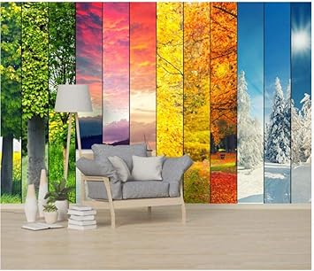 Tapete Stein Optik Weltkarte Poster Selbstklebende Tapeten Bilder Wandtattoo 3d Frischer Sonnenschein Vier Jahreszeiten Landschaftspuzzlespiel Reflektor Fotografie Dekoration Wohnung Modern Amazon De Baumarkt