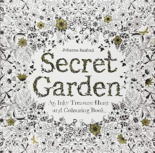 An Inky Treasure Hunt And Coloring Book Release Stress Painting Drawing Book Secret Garden By Johanna Basford Amazon Ae