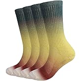 EnerWear 4/6 Pack Unisex Merino Wool Outdoor Hiking Trail Crew Sock