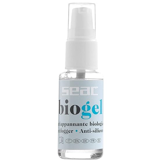 Seac Biogel, Antibeschlagsmittel für Masken und Brillen, 100% Bio-Antibeschlag