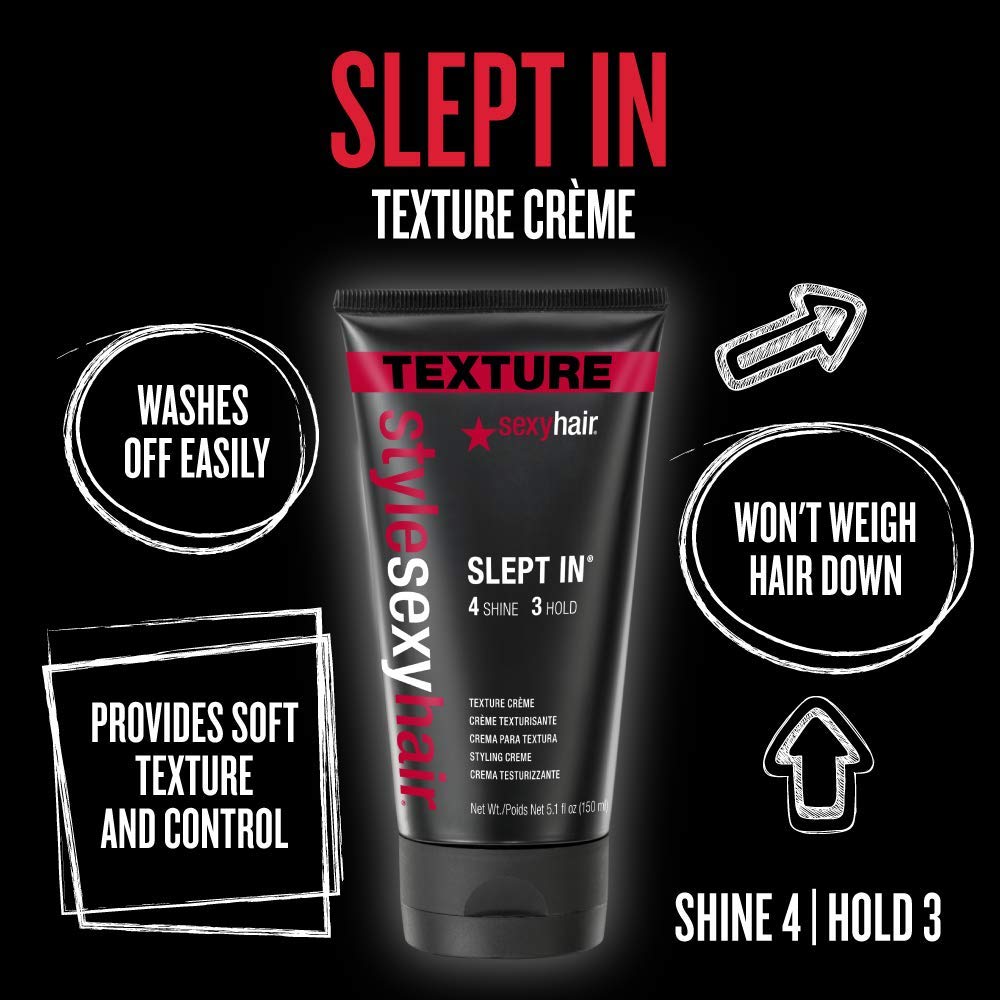 SexyHair Style Slept In Texture Creme, 5.1 Fl Oz: Premium Beauty