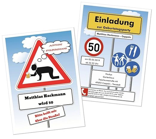 Geburtstagseinladungen Runder Geburtstag Lustig Für Jedes