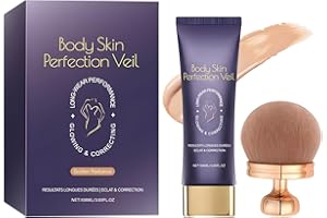 VIVABLOOM Body Concealer Cream 3.65 Fl Oz - Full Coverage for Tattoo Cover Up & Uneven Tone - Lightweight Natural Finish - Daily Moisturizing Face & Body Makeup with Centella Asiatica (Golden Radiance)