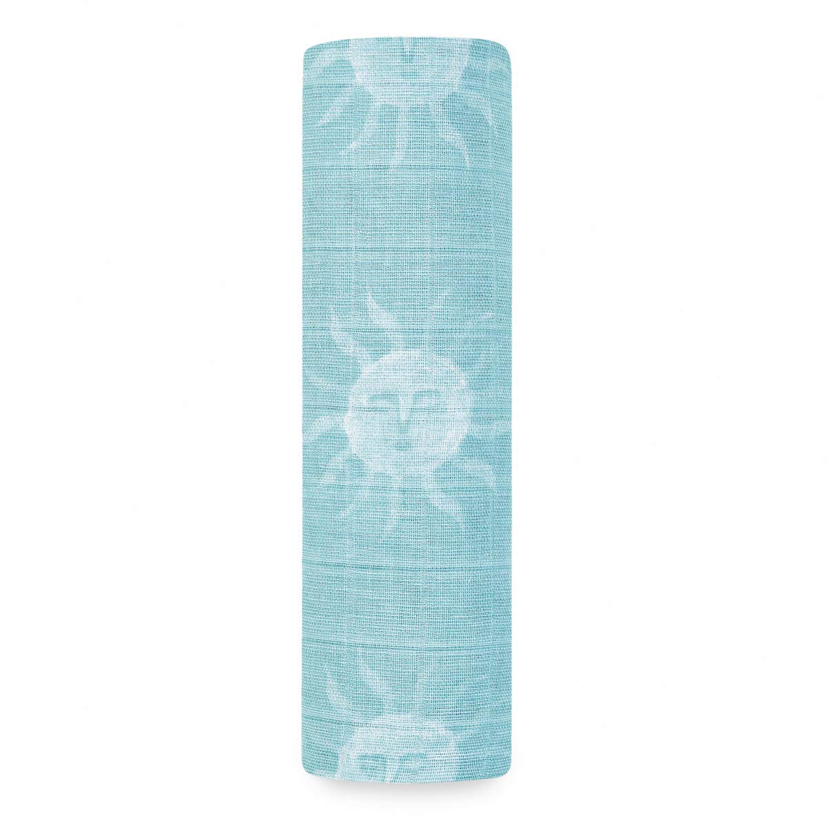 aden + anais 100% cotton Muslin Swaddle & Receiving Blanket for Girls & Boys, 120x120cm, Ideal Newborn & Infant Swaddling Wrap, Perfect Shower Gift, Single, now + zen - soleil