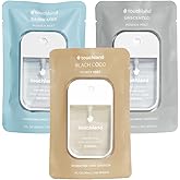 Touchland Hydrating Hand Sanitizer Spray, DYE FREE Trio Set (Rainwater, Unscented, Beach Coco), 1 FL. OZ. Travel Size Power Mist Sprays (Set of 3)