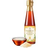 Soeos Sesame Oil, Toasted Sesame Seed Oil, 8.45 Fl Oz (250 ml), Nutty Flavor, Perfect for Asian Food, Noodles, Soup, Baking, and Stir-Fry