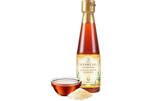 Soeos Sesame Oil, Toasted Sesame Seed Oil, 8.45 Fl Oz (250 ml), Nutty Flavor, Perfect for Asian Food, Noodles, Soup, Baking, and Stir-Fry