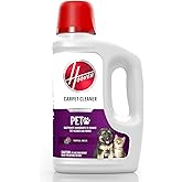 Hoover Pet Carpet Cleaner Solution, 64 oz., Tropical Breeze Scent, Deep Cleaning Carpet Shampoo Solution, Eliminates Urine Stains and Odors, Pair with Hoover Carpet Cleaner Machine