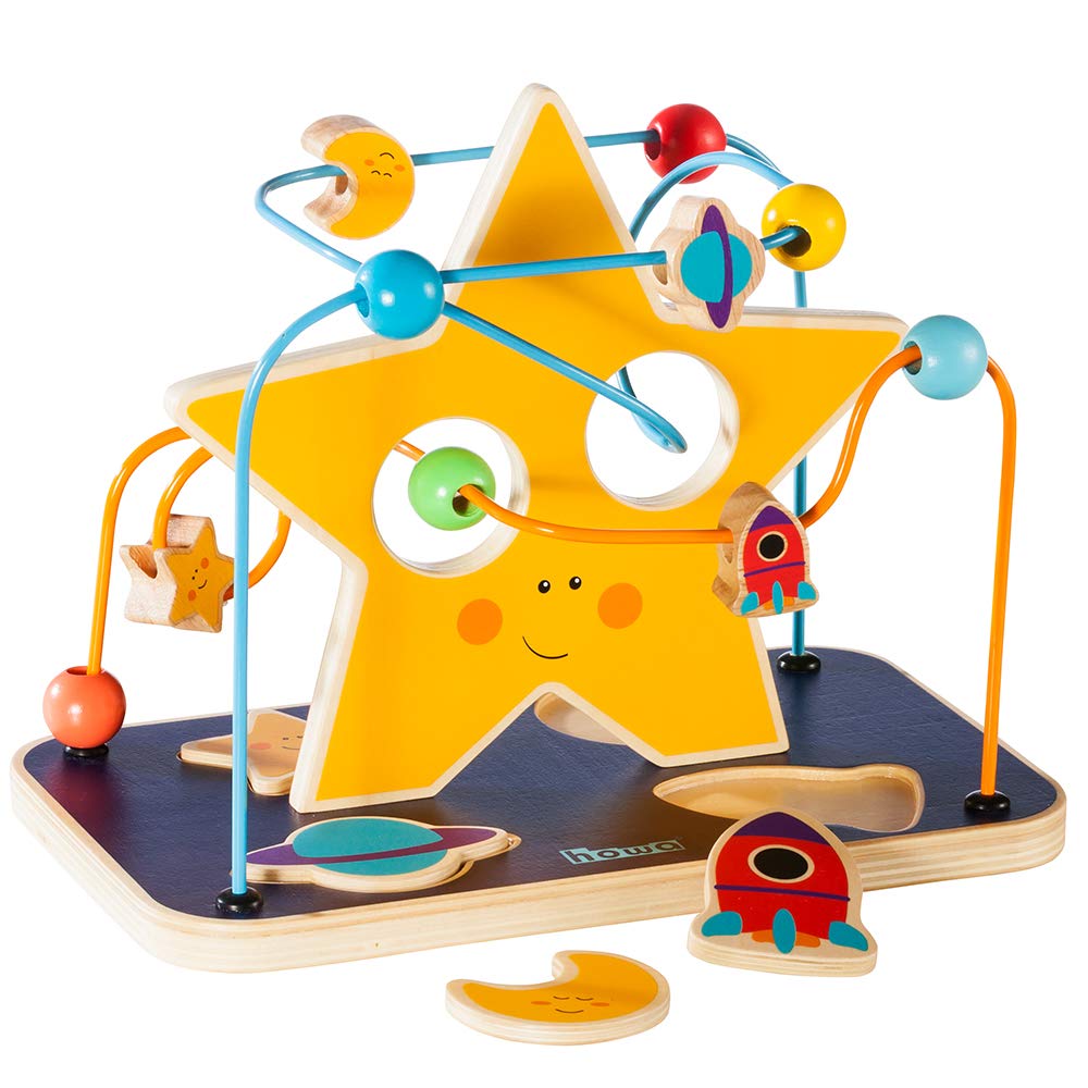 Howa Space Fun 6007 Motor Skills Toy with Puzzle Wooden