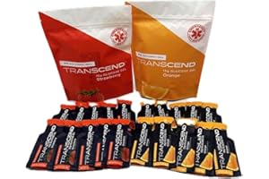 Transcend 15g Glucose Gel Raises Blood Sugar Fast - Orange & Strawberry Assortment (20)