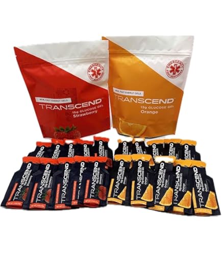 Amazon.com : Transcend 15g Glucose Gel - Orange & Strawberry