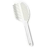 Gadjit Pasta Strain &amp; Serve &ndash; Pot Strainer and Pasta Server, Two-Sided Kitchen Tool for Draining, Lifting &amp; Serving Pasta &ndash; Multipurpose, Space-Saving Cooking Essential (White)