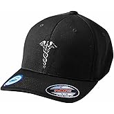 Caduceus Embroidered Masonic Adult Cool & Dry Sport Hat
