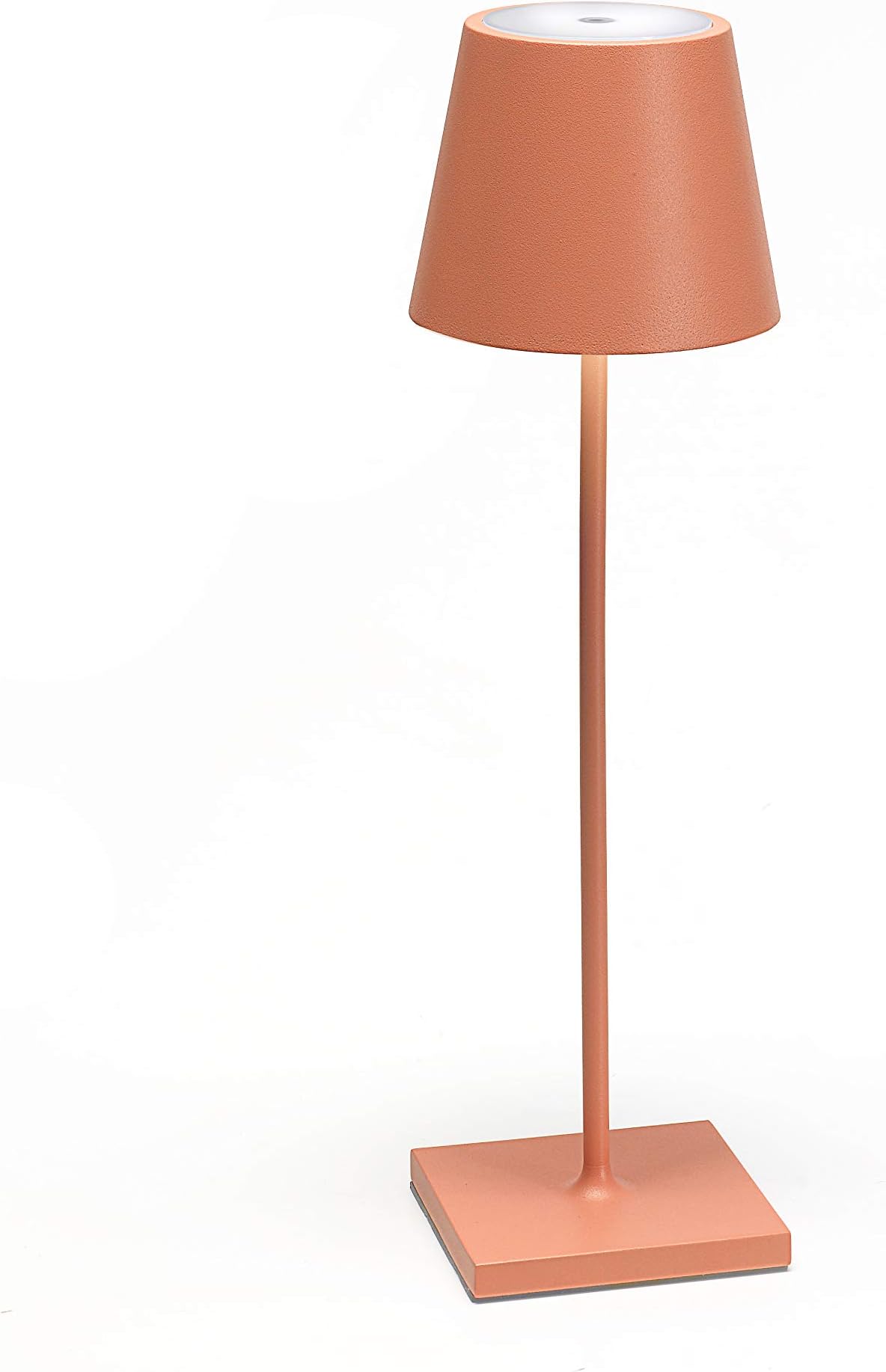 Zafferano Rechargeable LED Table Lamp Poldina, Dimmable, Aluminium Body, Height 38 cm, IP54 Protection, Suitable for…