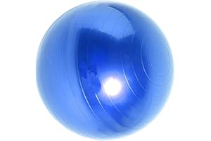 RASTKY Thickened Explosion Proof Yoga Ball 75cm Blue for Fitness, Pilates, and Physiotherapy, Load Bearing 661.4lb
