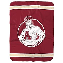 Alma College Scots Primary Logo Stripes Sherpa