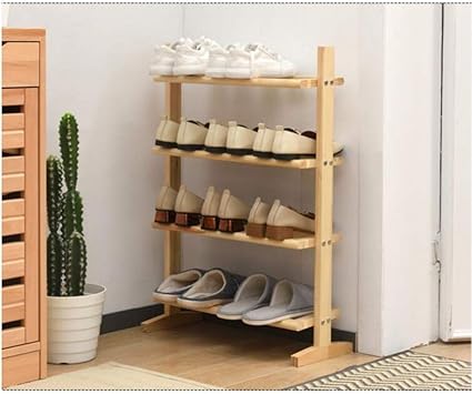 Zapateras Madera De Pino Sencillo Pasillo Estante De Zapatos Multicapa Casa Dormitorio Almacenamiento Bastidores Ahorra Espacio En Pie Unidad Tidlt Color A Size 75x25x78cm Amazon Com Mx Hogar Y Cocina