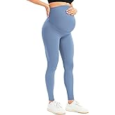 BONVIGOR Women's Maternity Leggings Over The Belly Bump Workout Full Length Leggings Running Active Yoga Pants