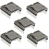Anmbest 5PCS YX5200 DFPlayer Mini MP3 Player Module MP3 Voice Decode Board Supporting TF Card U-Disk IO/Serial Port/AD for Ar