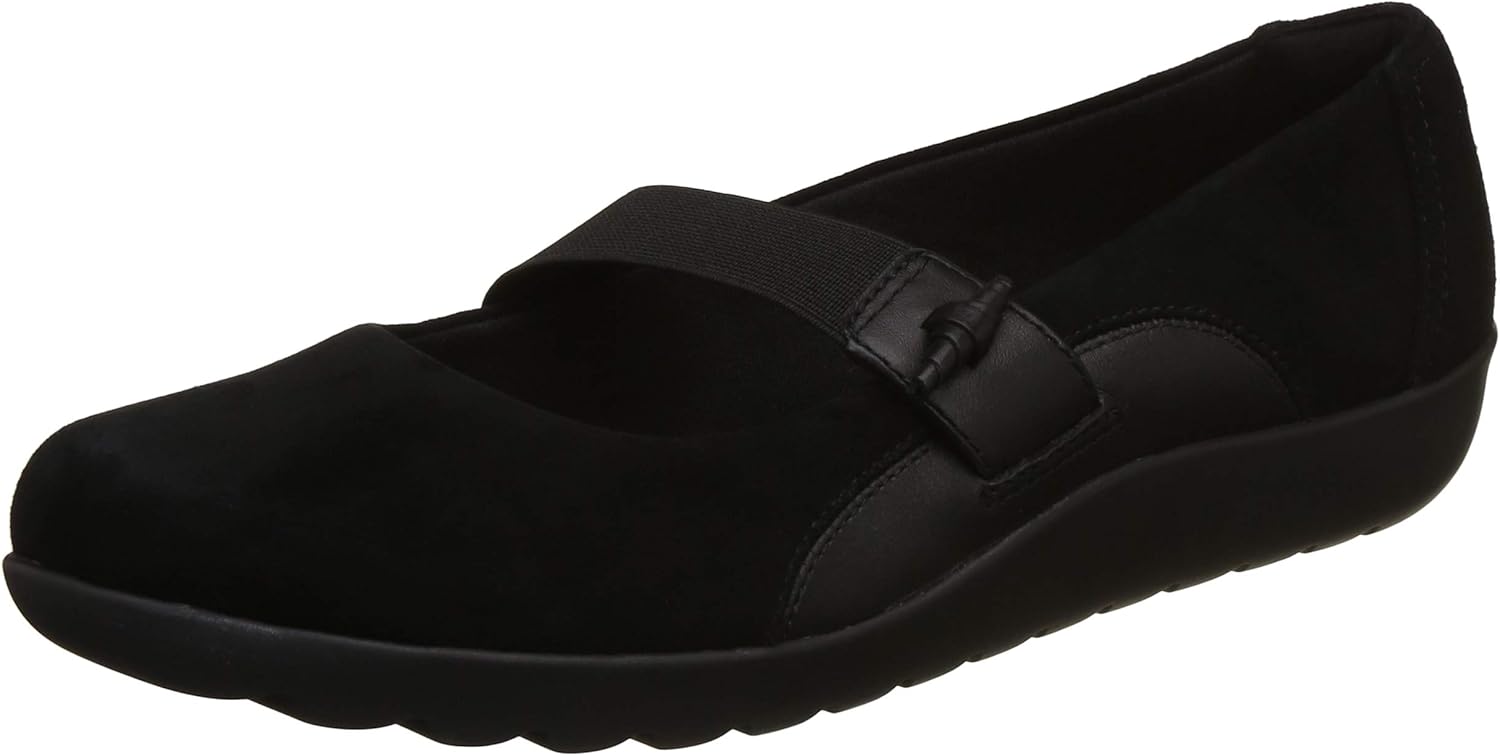 clarks elasticated shoes