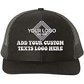 INK STITCH Richardson 112 Custom Embroidery Add Logo Texts Trucker Caps