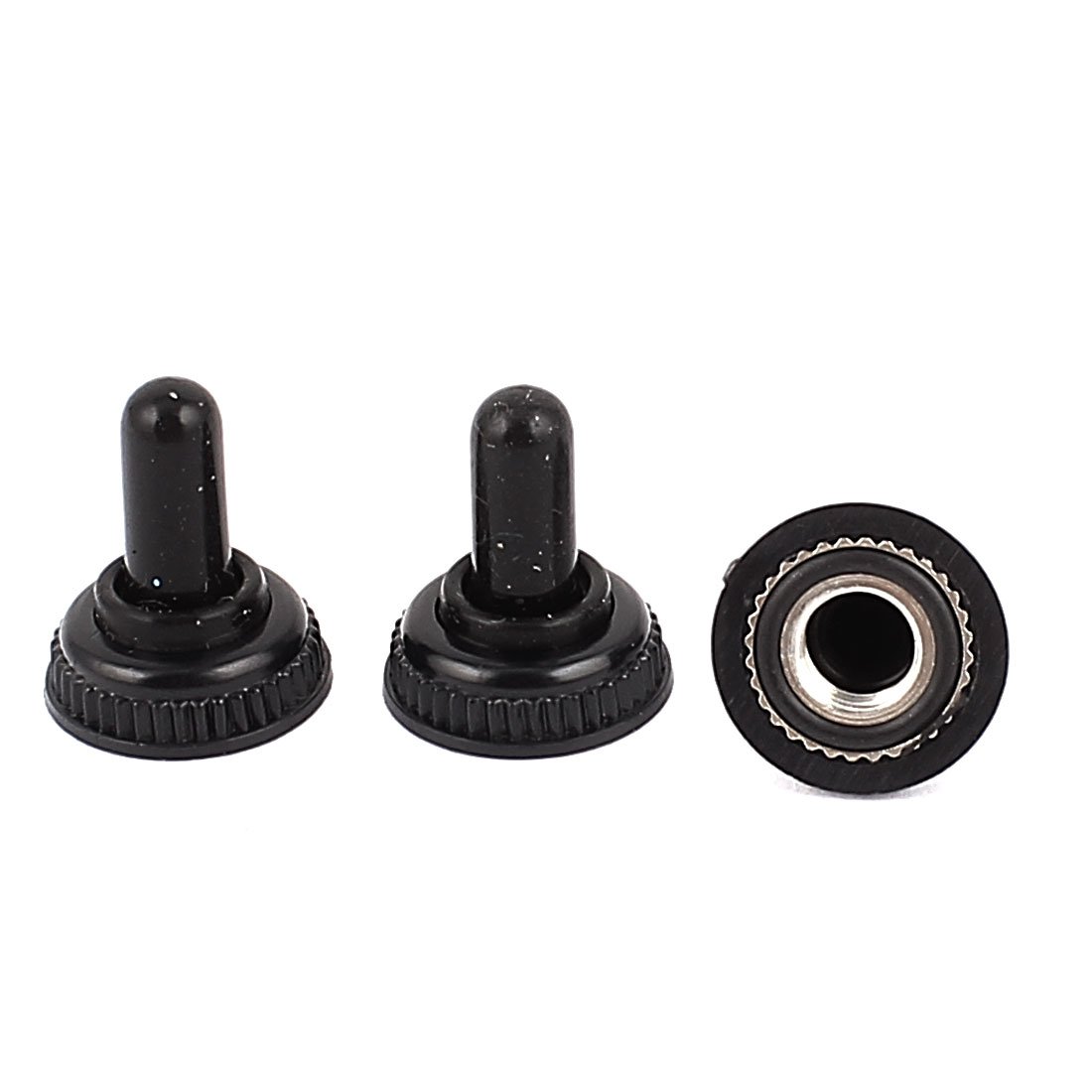sourcingmap 3Pcs 5mm Dia Resistance Rubber Toggle Switch Waterproof Boot Cover Cap