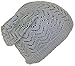 D&Y Women's Loose Knit Reversible Chevron Pattern Beanie/Skull Cap (One Size)