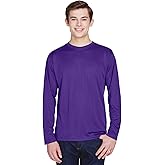 Team 365 Men's Zone Performance Long-Sleeve T-Shirt XS SPORT PURPLE