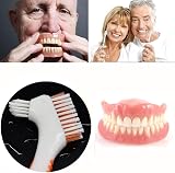 Chargenyang Denture Brush Dual Head 3 Pack Orange Green Purple view 7