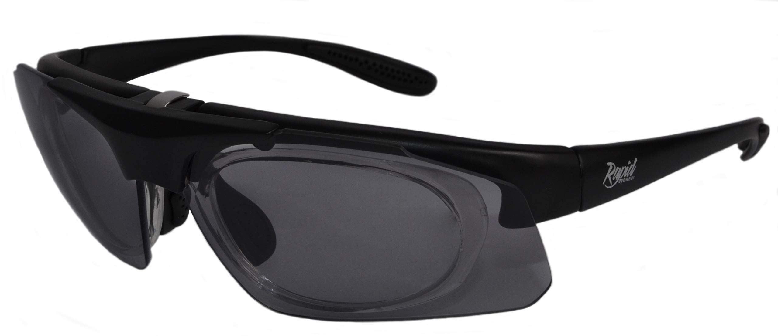 Rapid Eyewear Mens & Women’s Rx PHOTOCHROMIC SPORTS SUNGLASSES FRAME FOR CORRECTIVE LENSES that Darken in the Sun from Cat 0 – Cat 3. Ideal for Driving, Cycling, Running and Golf etc.