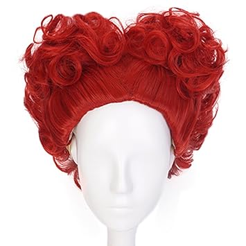 red queen wig