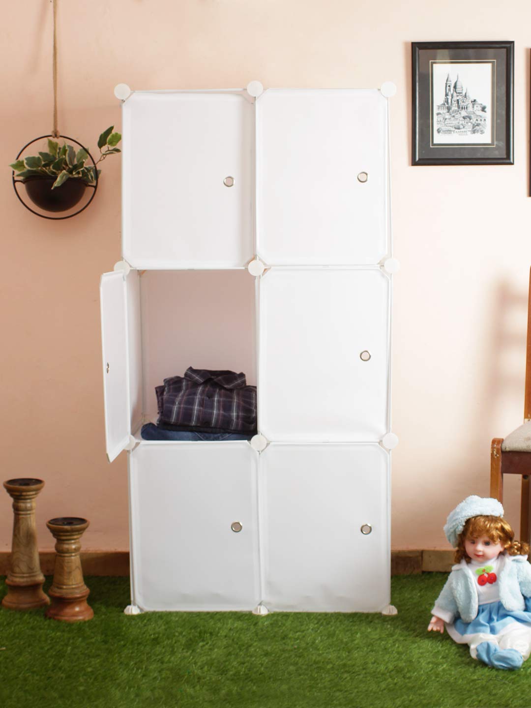 Cortina Wardrobe Portable And Foldable Multipurpose Cupboard