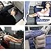 HAOBAIMEI Inflatable Travel/Airplane Pillow for Leg/Foot Rest, Air Cushion for kids to Lay Down or Sleep on Long Flights,Footrest Suitable for planes, Cars, Buses, Trains, Office, Home, Camping (Blue)
