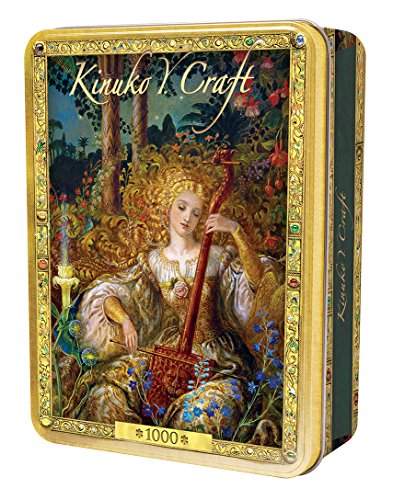 MasterPieces Song for the Basilisk - Beautiful Musician 1000 Piece Tin Box Jigsaw Puzzle by Kinuko Craft