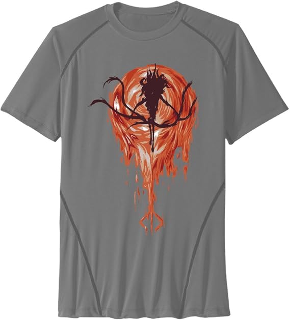 Amazon メンズ 半袖 ブラッドボーン ゲーム アクション Rpg Tシャツ スポーツシャツ ドライフィット 吸汗速乾 トレーニング 通気性 Xx Large グレー Tシャツ カットソー 通販