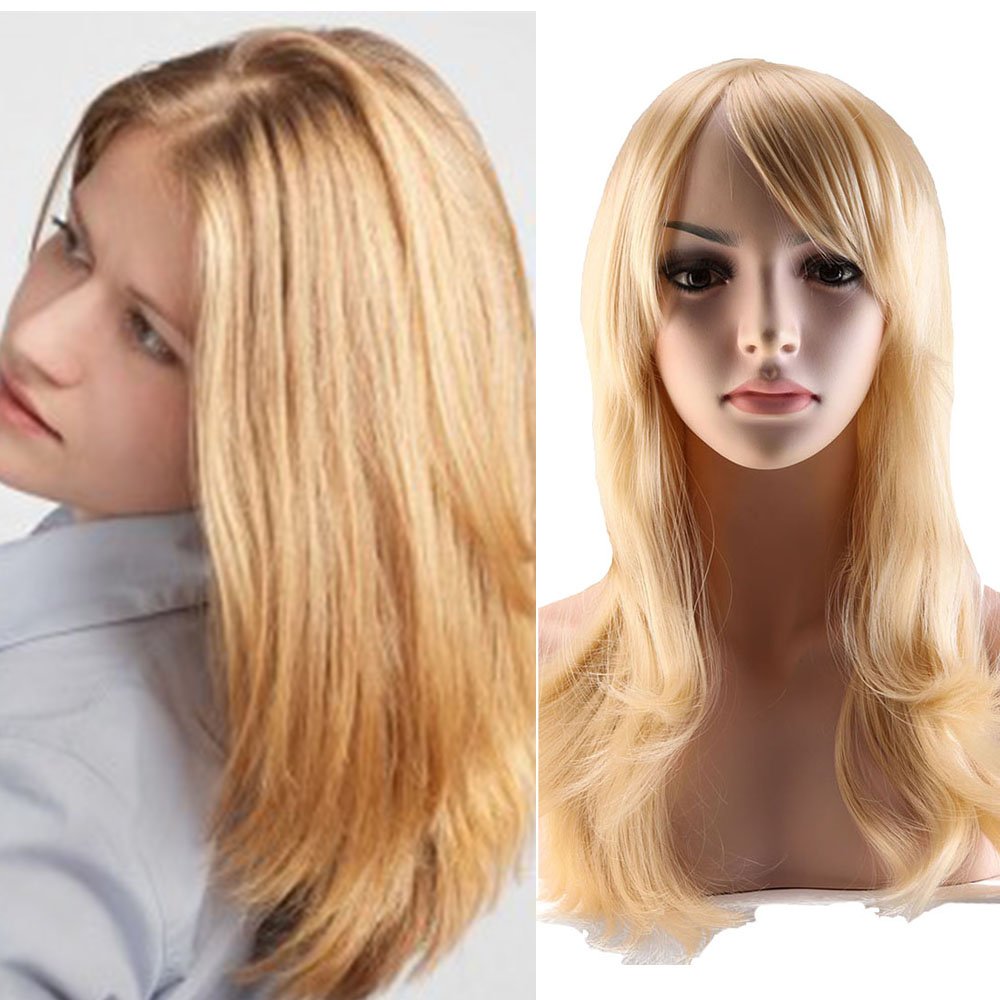 Lady Outlet Mall Synthetic Long Wavy Hair Wigs 23 Inch Cosplay