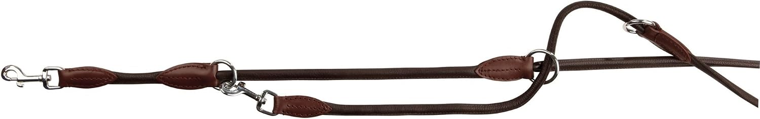 Trixie Active adjustable leash, round-sewn, Brown, 2.00 m/ø 8 mm