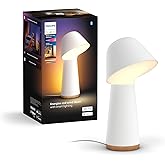 Philips Hue Twilight Smart Sleep and Wake-Up LED Lamp, White &amp; Color Smart Lighting, Bedside Lamp Compatible with Bluetooth, Voice Control with Alexa, Apple Home &amp; Google Assistant