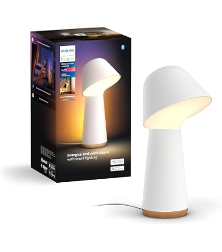Philips Hue Bloom Dimmable LED Smart Table Lamp (Requires Hue Hub