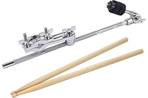 JCRBILW Cymbal Extension Stand, Portable Metal Cymbal Attachment Clamp, Adjustable