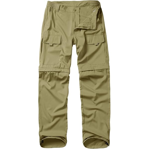 Amazon.com: Mens Hiking Pants Convertible Zip Off Lightweight
