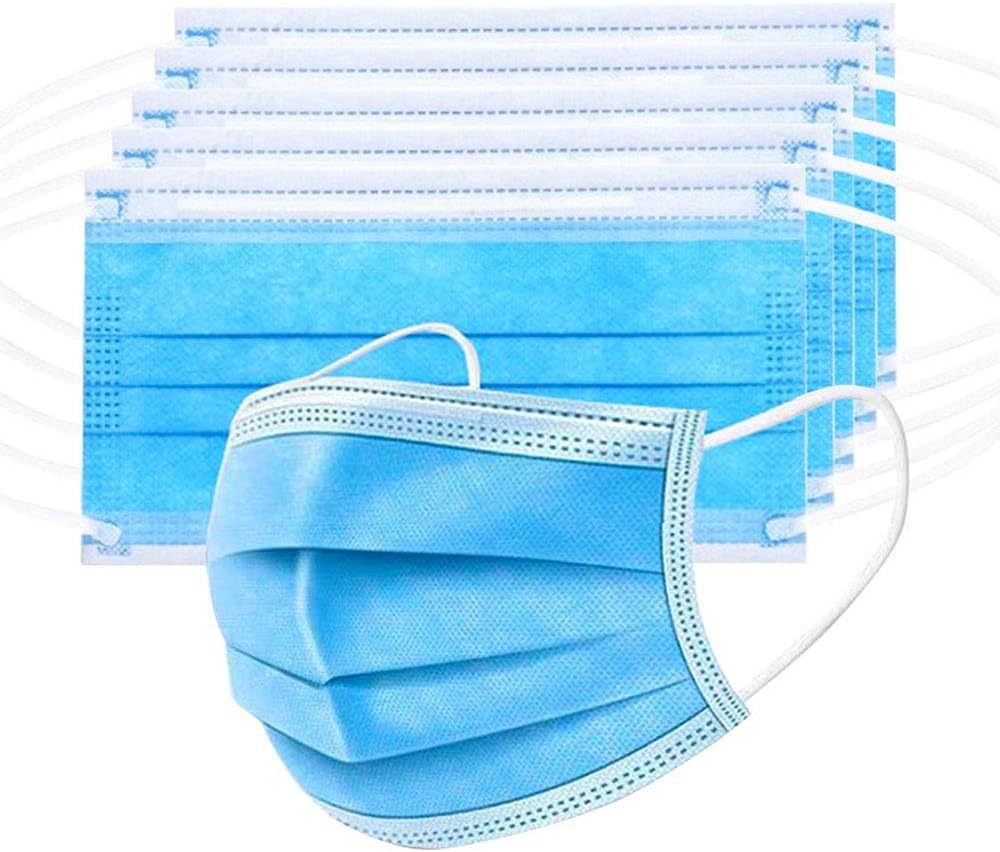 3-Layer Disposable Mask-Face Mask 10pcs(Blue)