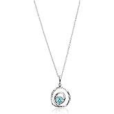 JEAN RACHEL JEWELRY 925 Sterling Silver Necklace for Women - Free Form with Cubic Zirconia Vintage Design - Hypoallergenic, Lead & Nickel Free - Artisan Handcrafted Statement Necklace