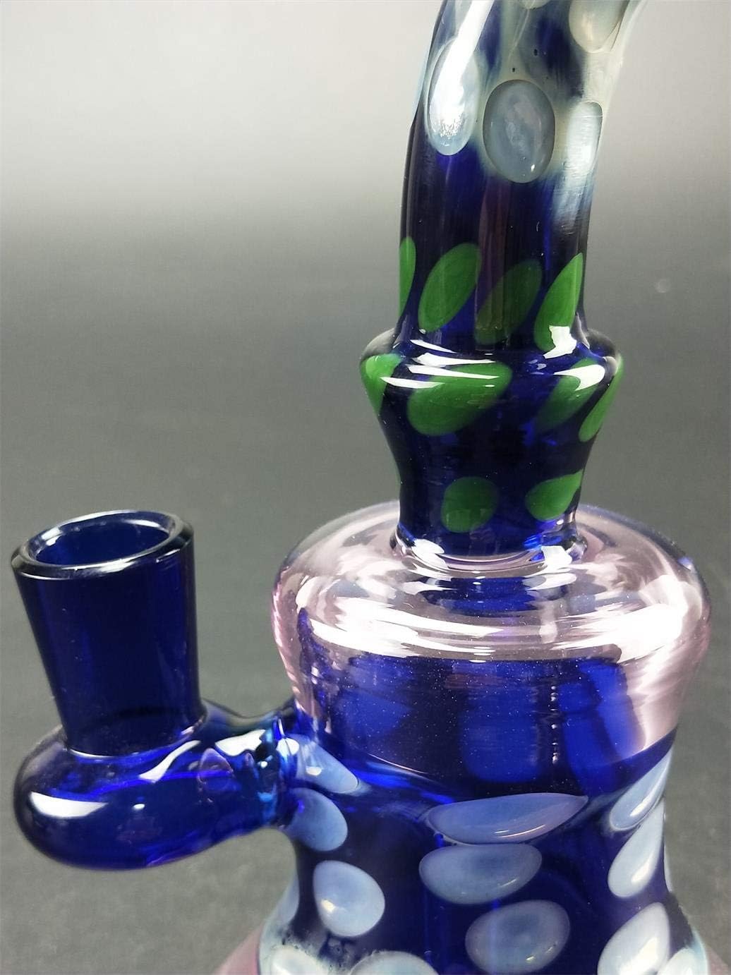 Home Decorate Glass Vase Mini Size 7.5 inch Tall (Blue)
