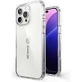 Speck Clear iPhone 16 Pro Max Case - Slim Phone Case - GemShell - Crystal Clear