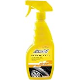 Formula 1 Black Gold, Long-Lasting Tire Shine Restores Glossy Black Color to Rubber and Plastic Trim, Water Resistant with UV Protection, 16 oz