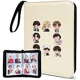 Cute Photocard Binder 400 Pockets Photocard Holder Book with Sleeves Photo Album for Lomo Cards