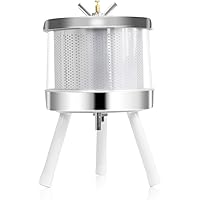 SQUEEZE master Hydraulic Fruit Wine Cider Tincture Herb Press -1.6Gallon/6L -Stainless Steel for Wine Cider Making with…