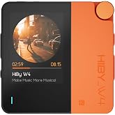 HiBy W4 Bluetooth Headphone Amplifier USB DAC, BT 5.4 &amp; NFC, aptX Lossless LDAC, Dual DAC, DSD512 PCM 768kHz, 2-Inch Touch Screen, CVC Noise Reduction, 3.5mm &amp; 4.4mm Balanced Output